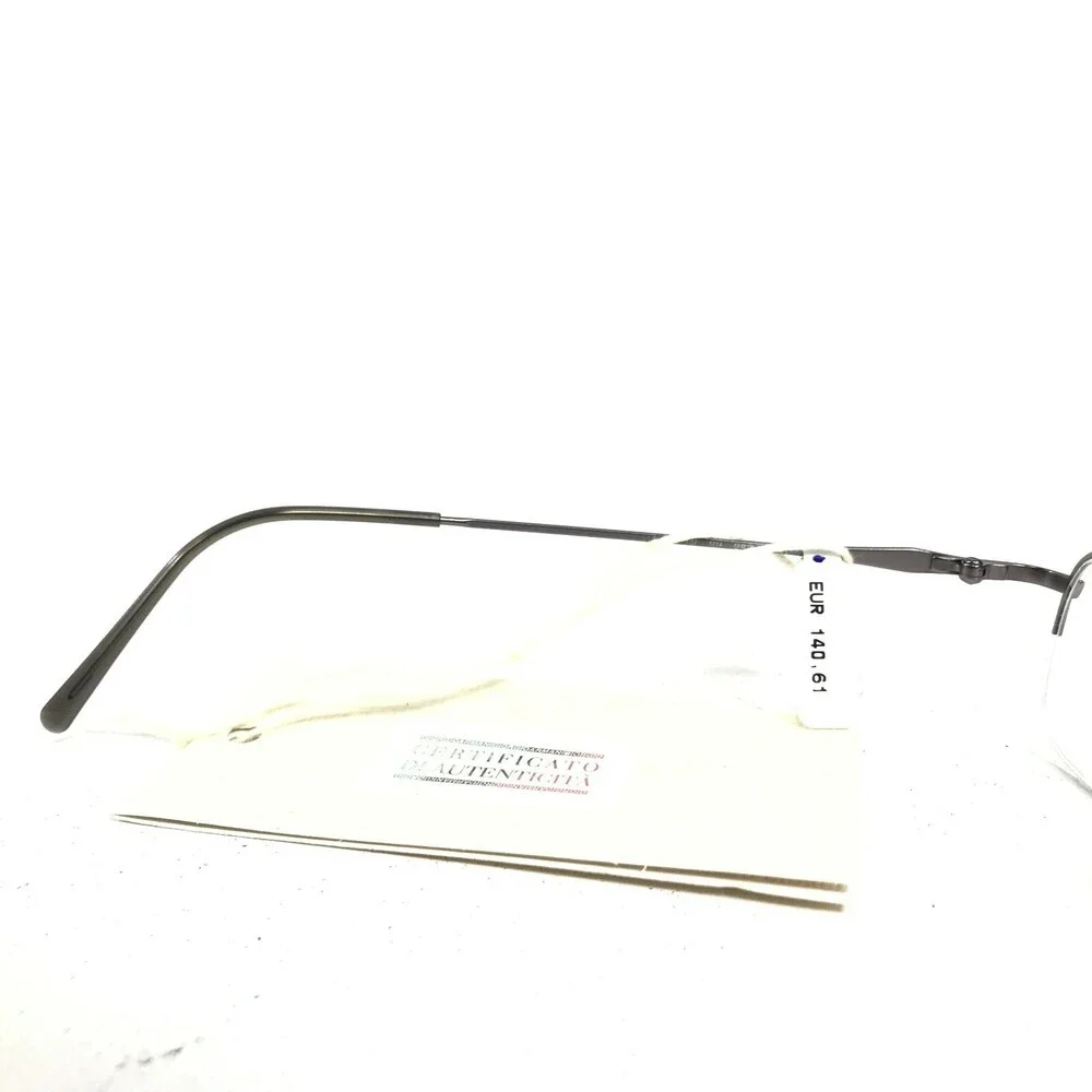 Emporio Armani Eyeglasses Frames 137 1214 Purple Rectangular Half Rim 48-19-135